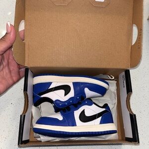 Nike Royal Blue and White Kids' Sneakers
